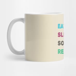 Eat Sleep Soccer Repeat Mug